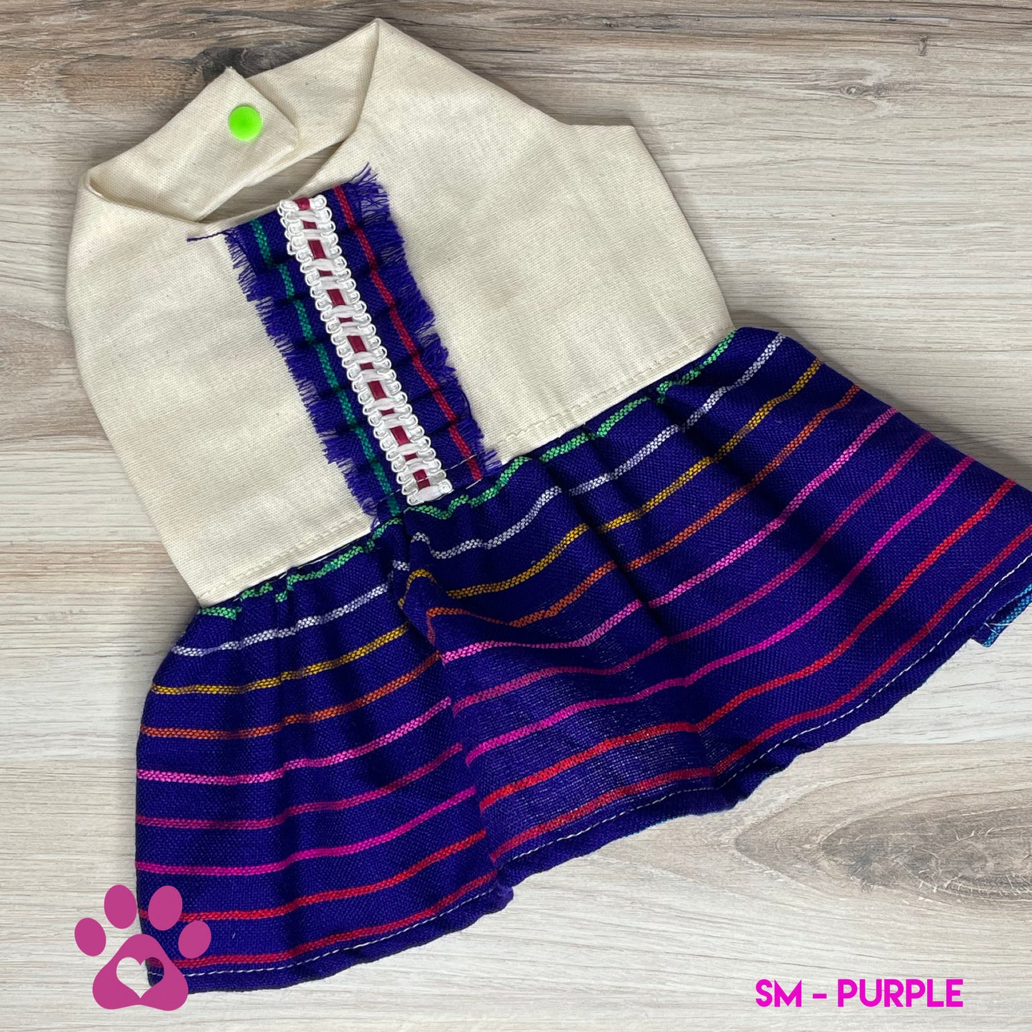 Mexican Style Dog Dress - Halter