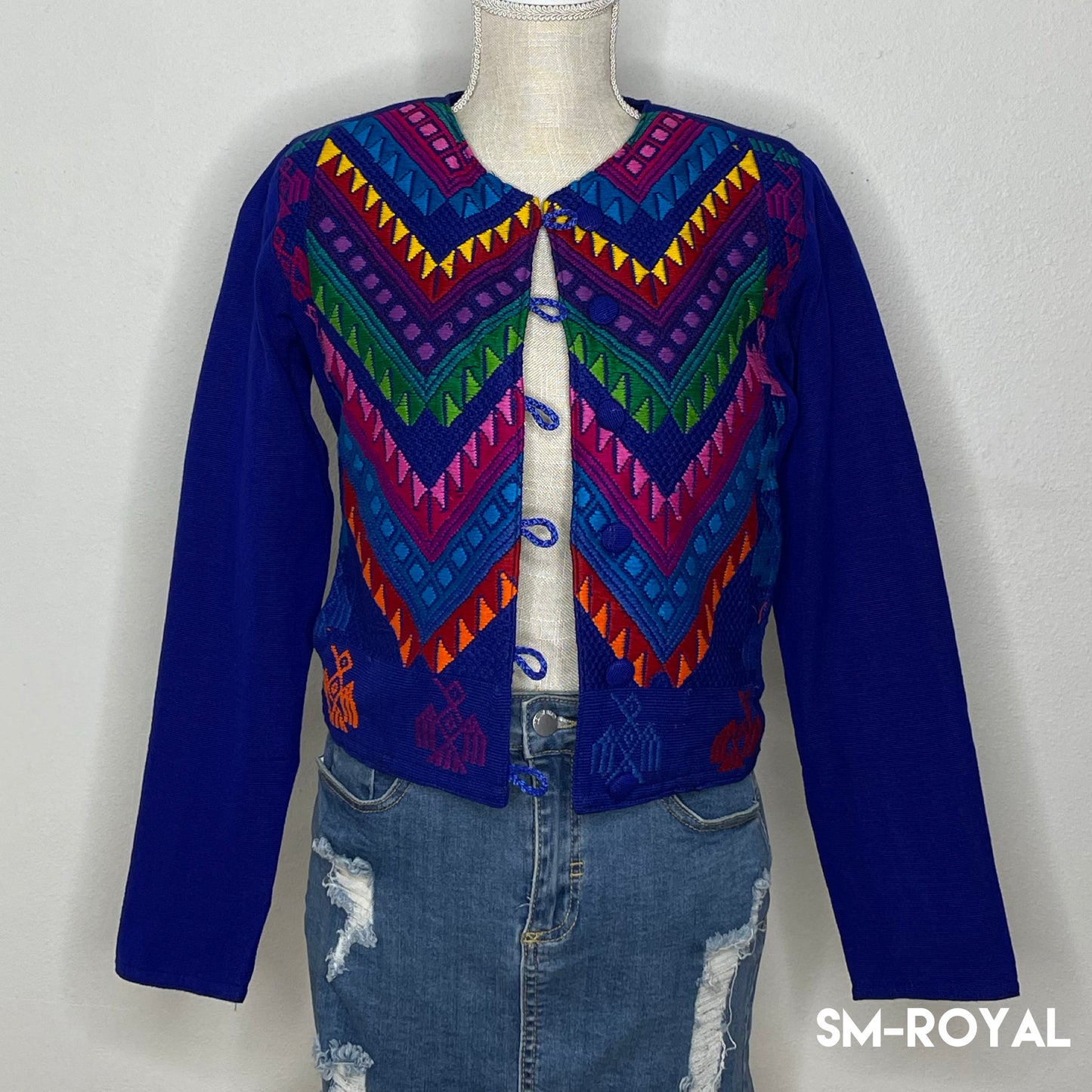 Mexican Embroidered Bolero Jacket - Maya