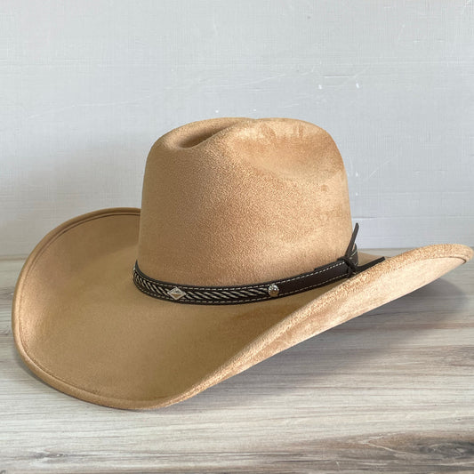 Chapeau Western Cowboy en Daim - Americana