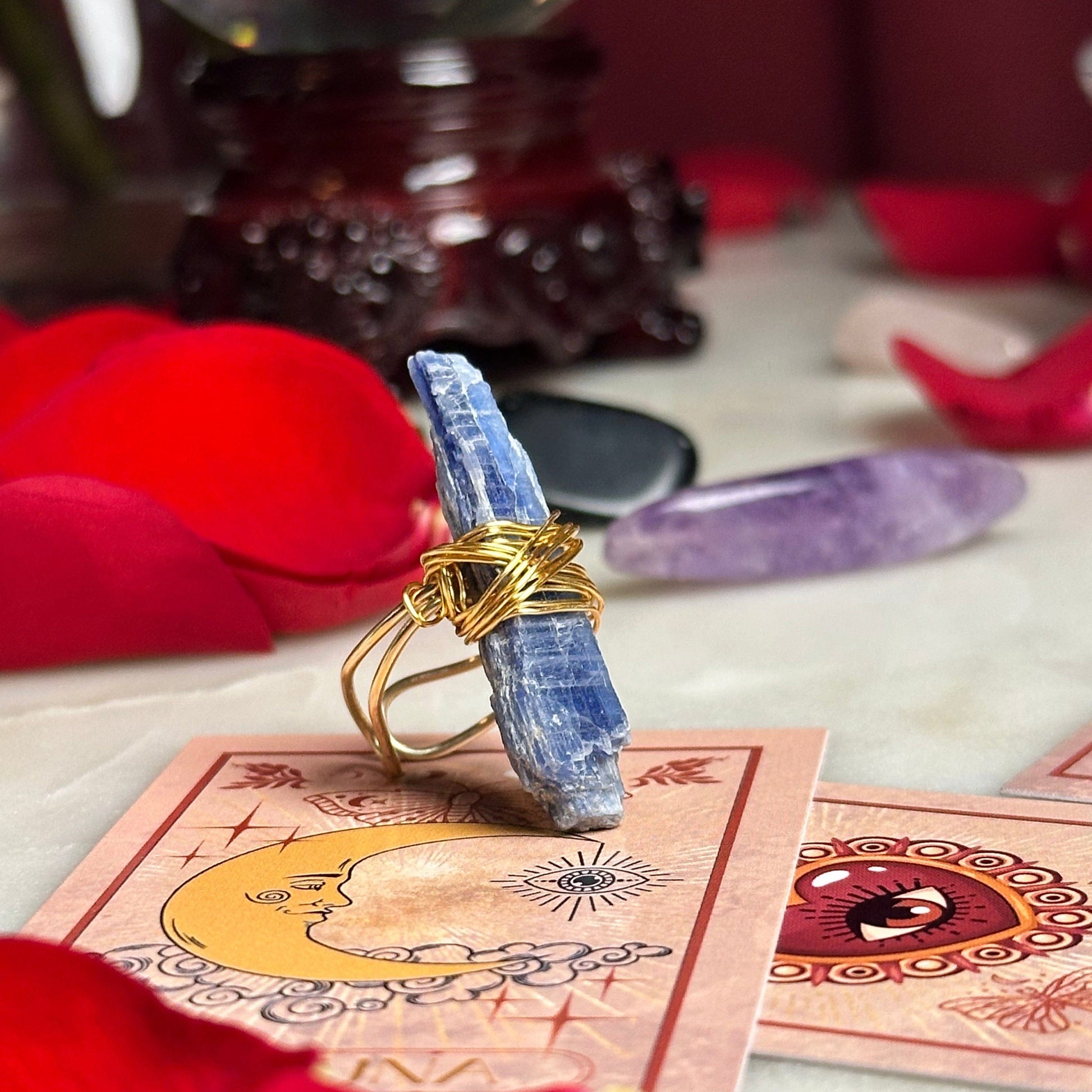 Blue Kyanite Ring Blue Kyanite Ring