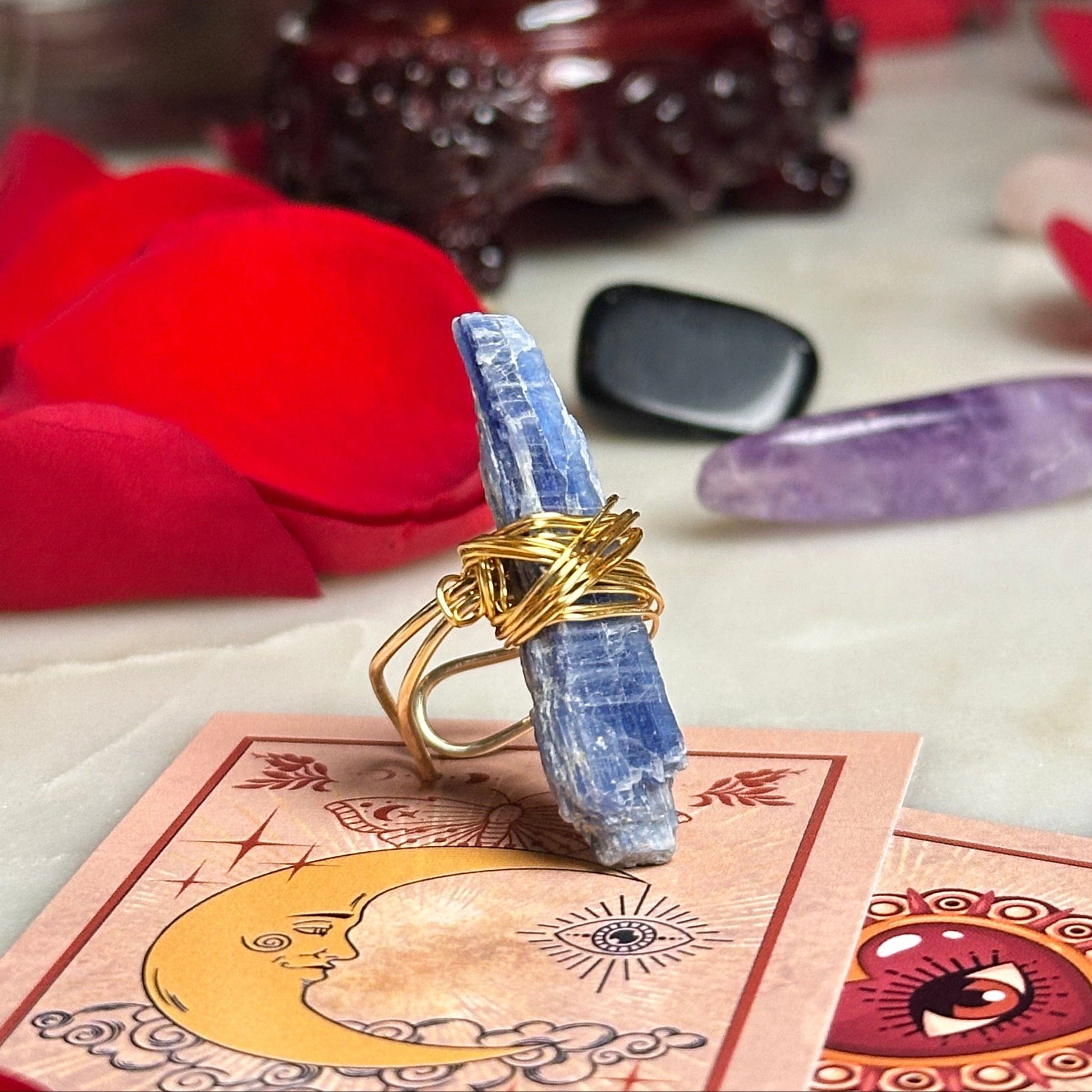 Blue Kyanite Ring Blue Kyanite Ring