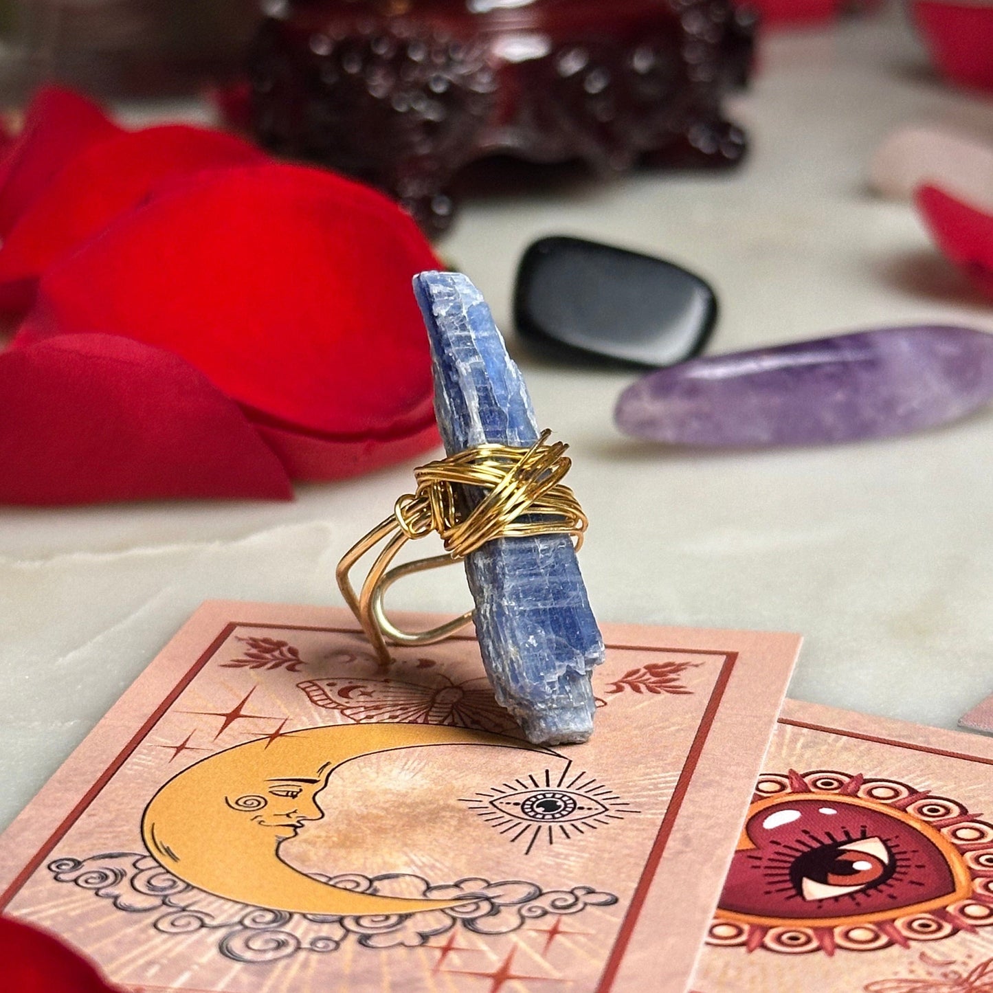 Blue Kyanite Ring Blue Kyanite Ring