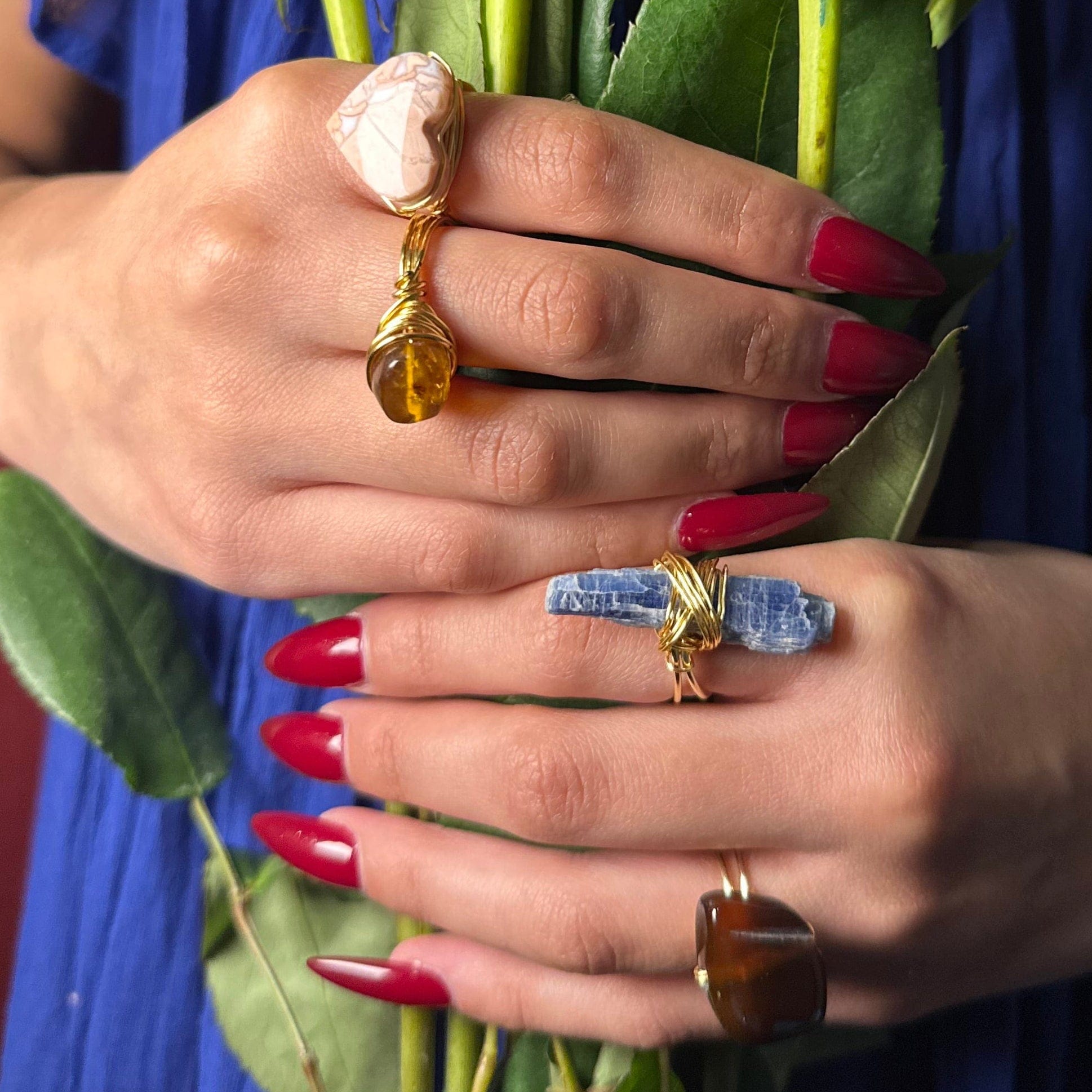 Blue Kyanite Ring Blue Kyanite Ring