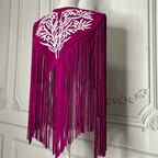 Chalina Tamaulipeca Leather Fringed Cape Chalina Tamaulipeca Leather Fringed Cape