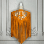 Chalina Tamaulipeca Leather Fringed Cape Chalina Tamaulipeca Leather Fringed Cape