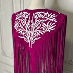 Chalina Tamaulipeca Leather Fringed Cape Chalina Tamaulipeca Leather Fringed Cape