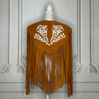 Chalina Tamaulipeca Leather Fringed Cape Chalina Tamaulipeca Leather Fringed Cape