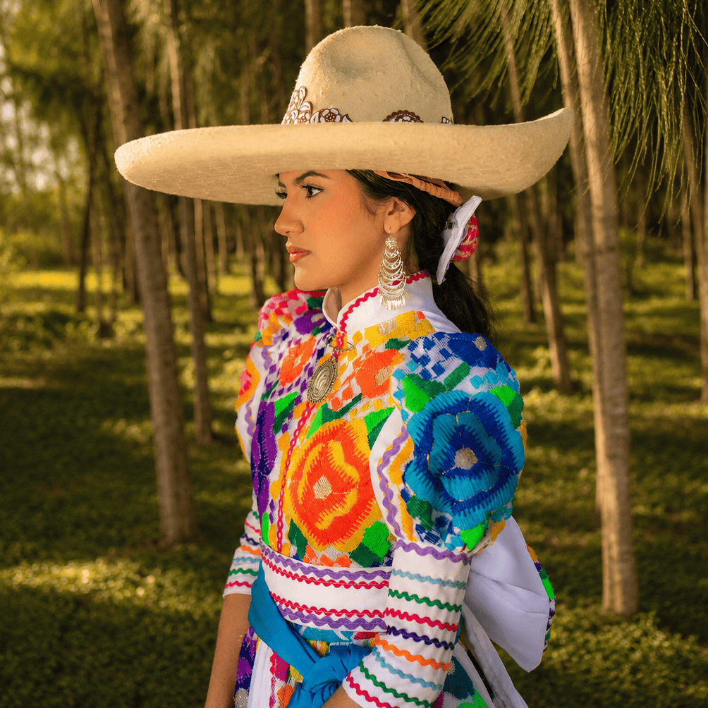 Chiapas de Corzo Adelita Escaramuza Dress Chiapas de Corzo Adelita Escaramuza Dress