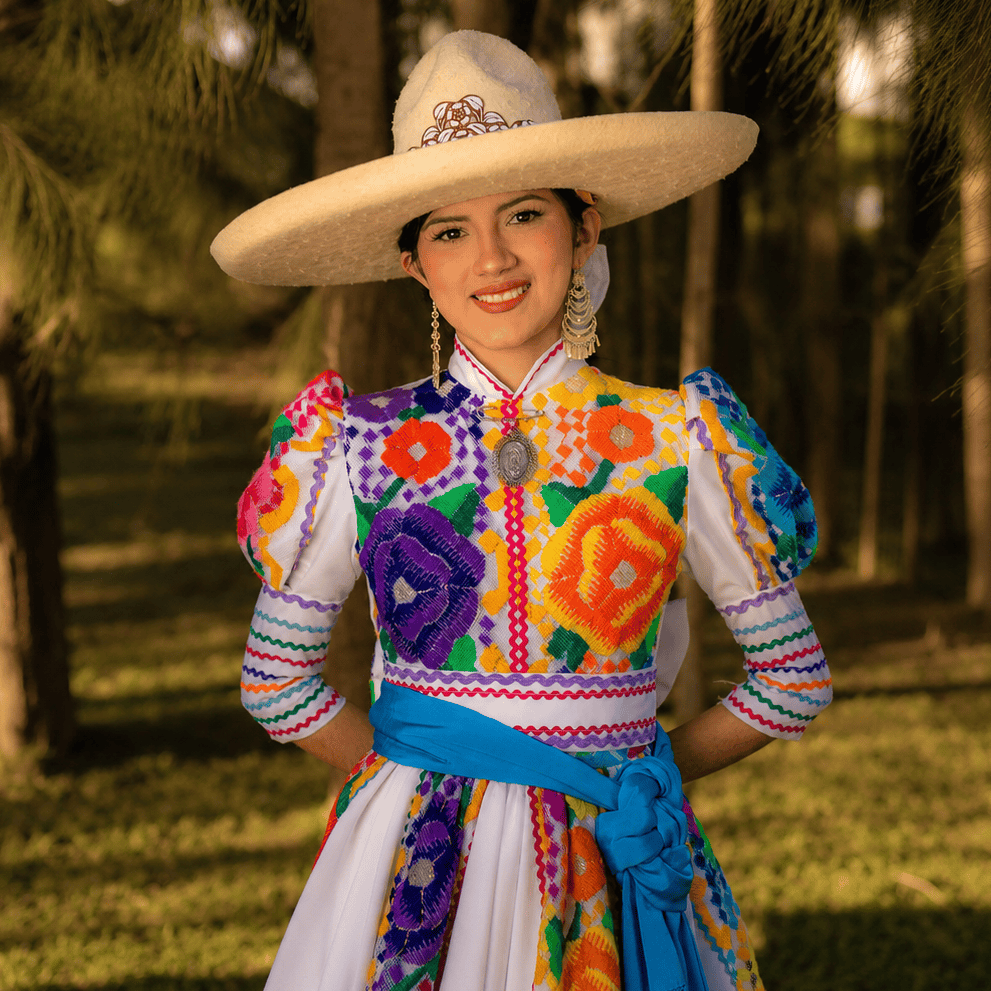 Chiapas de Corzo Adelita Escaramuza Dress Chiapas de Corzo Adelita Escaramuza Dress