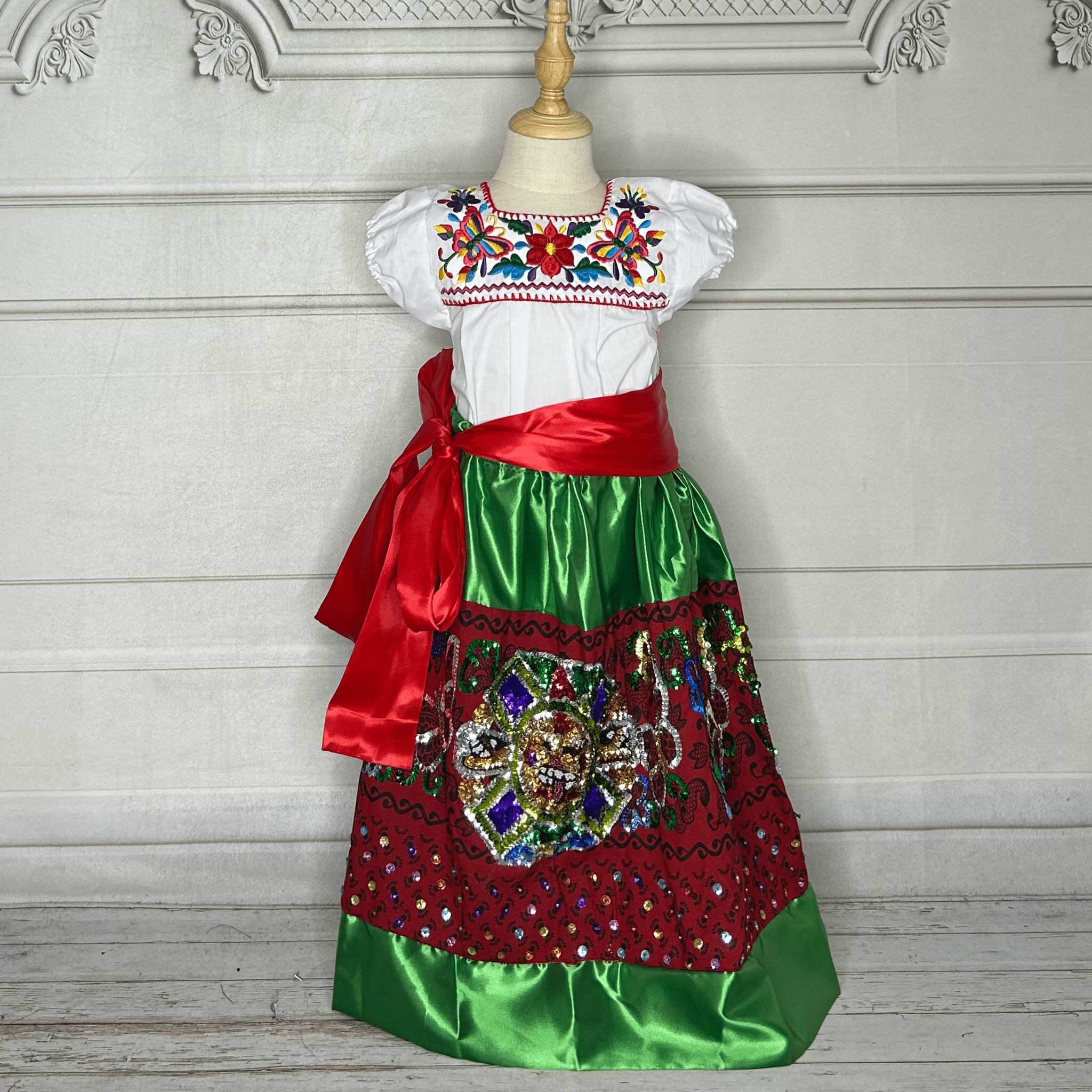 China Poblana Skirt - Girls China Poblana Skirt - Girls