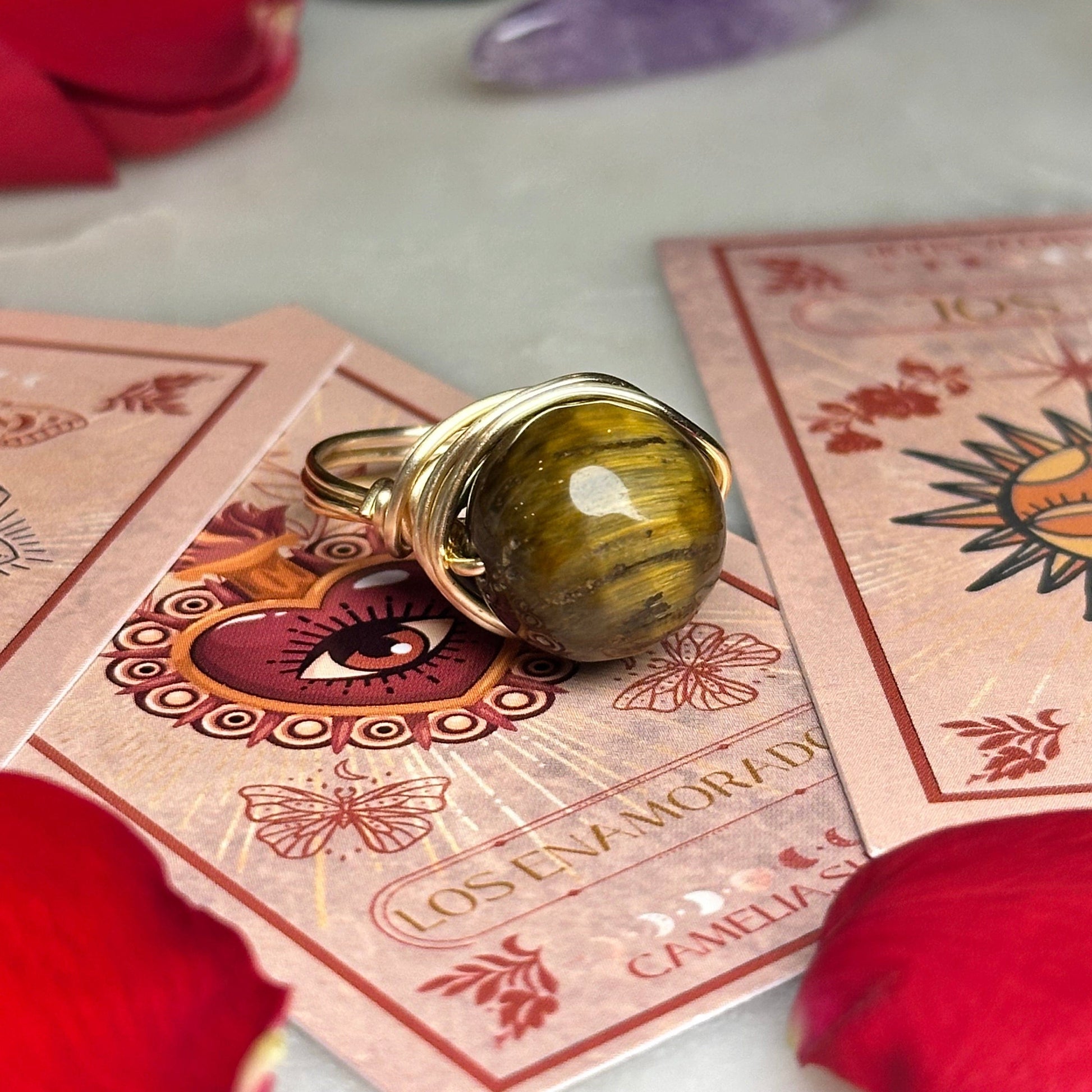 Confidence Statement Ring - Tiger's Eye Confidence Statement Ring - Tiger's Eye