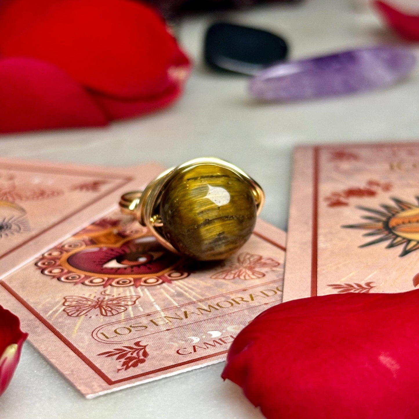 Confidence Statement Ring - Tiger's Eye Confidence Statement Ring - Tiger's Eye