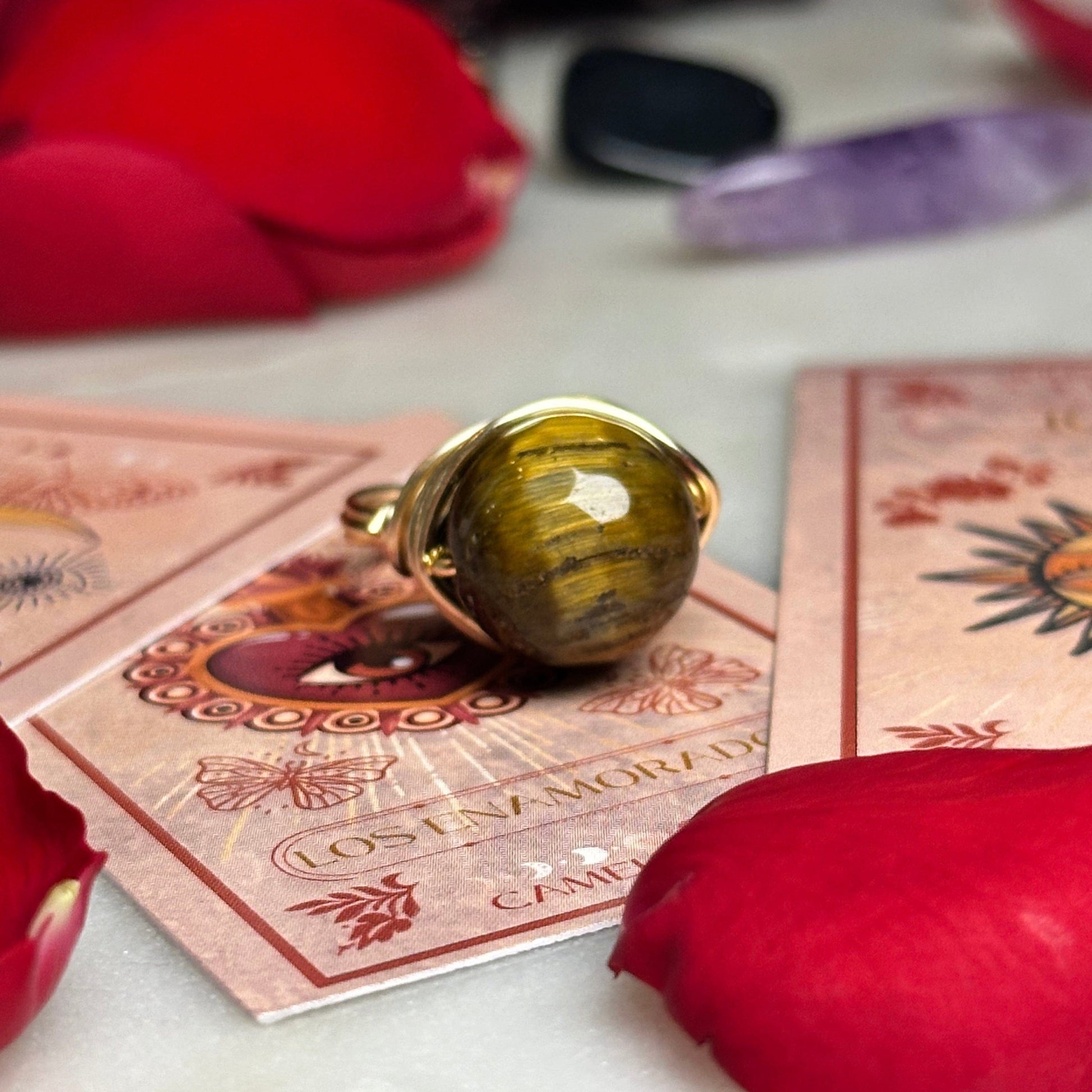 Confidence Statement Ring - Tiger's Eye Confidence Statement Ring - Tiger's Eye