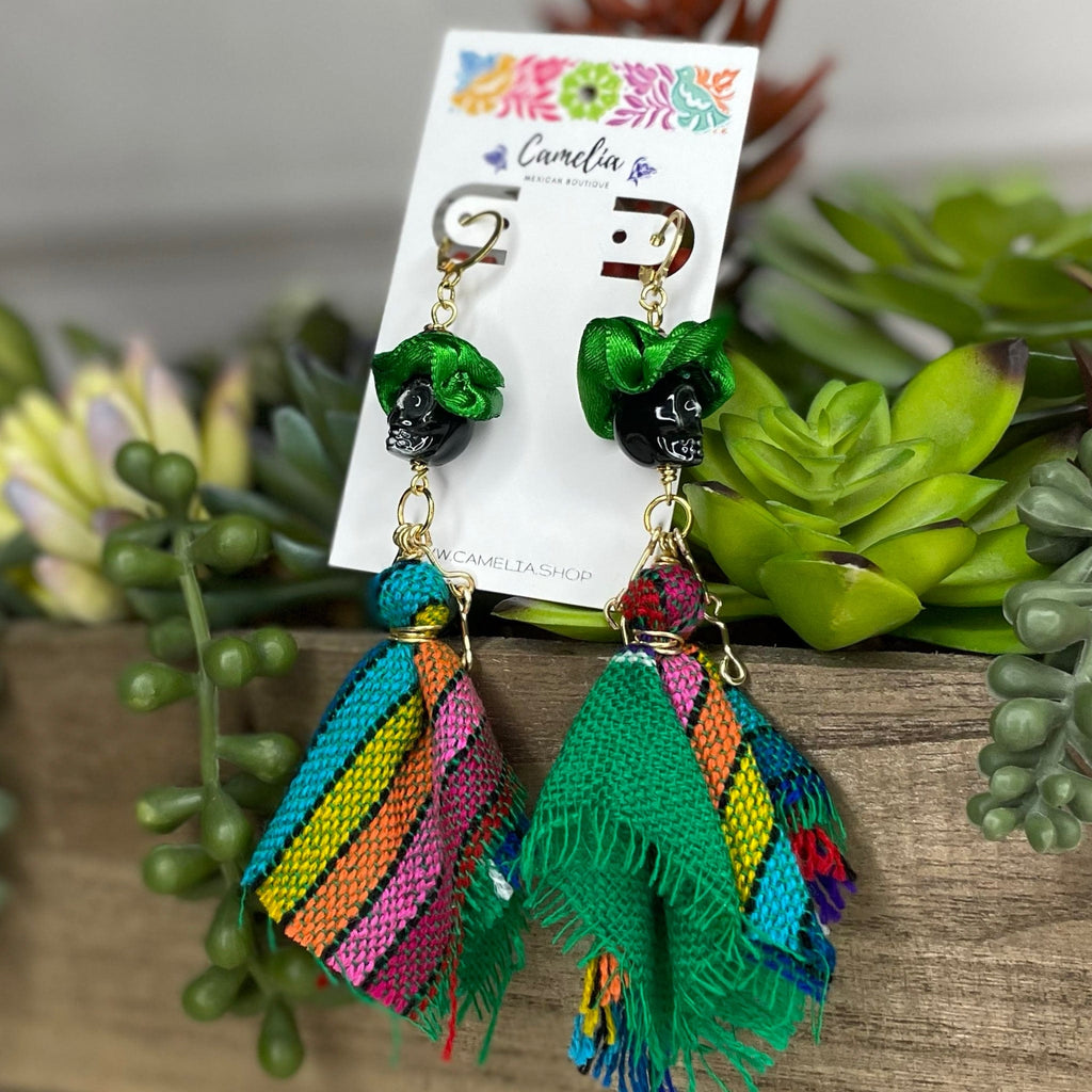 Day of the Dead Catrina Earrings Cambaya
