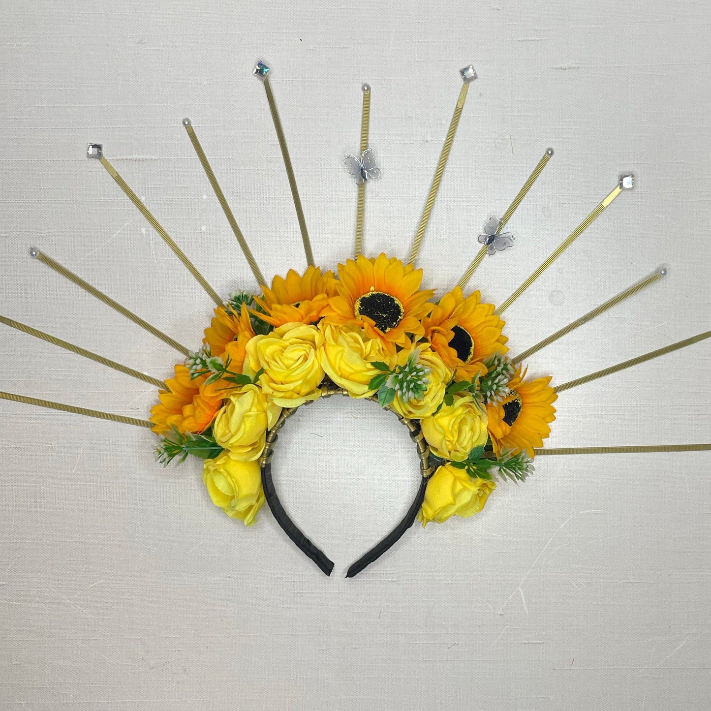 Day of the Dead  Headpiece Crown Roses