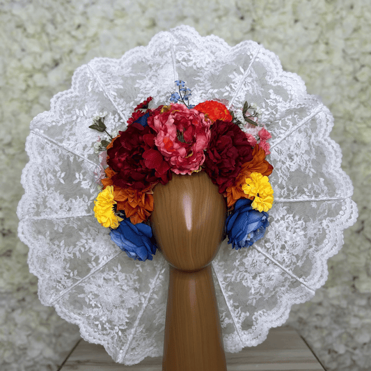 Day of the Dead  Headpiece - Laced Resplandor Day of the Dead  Headpiece - Laced Resplandor