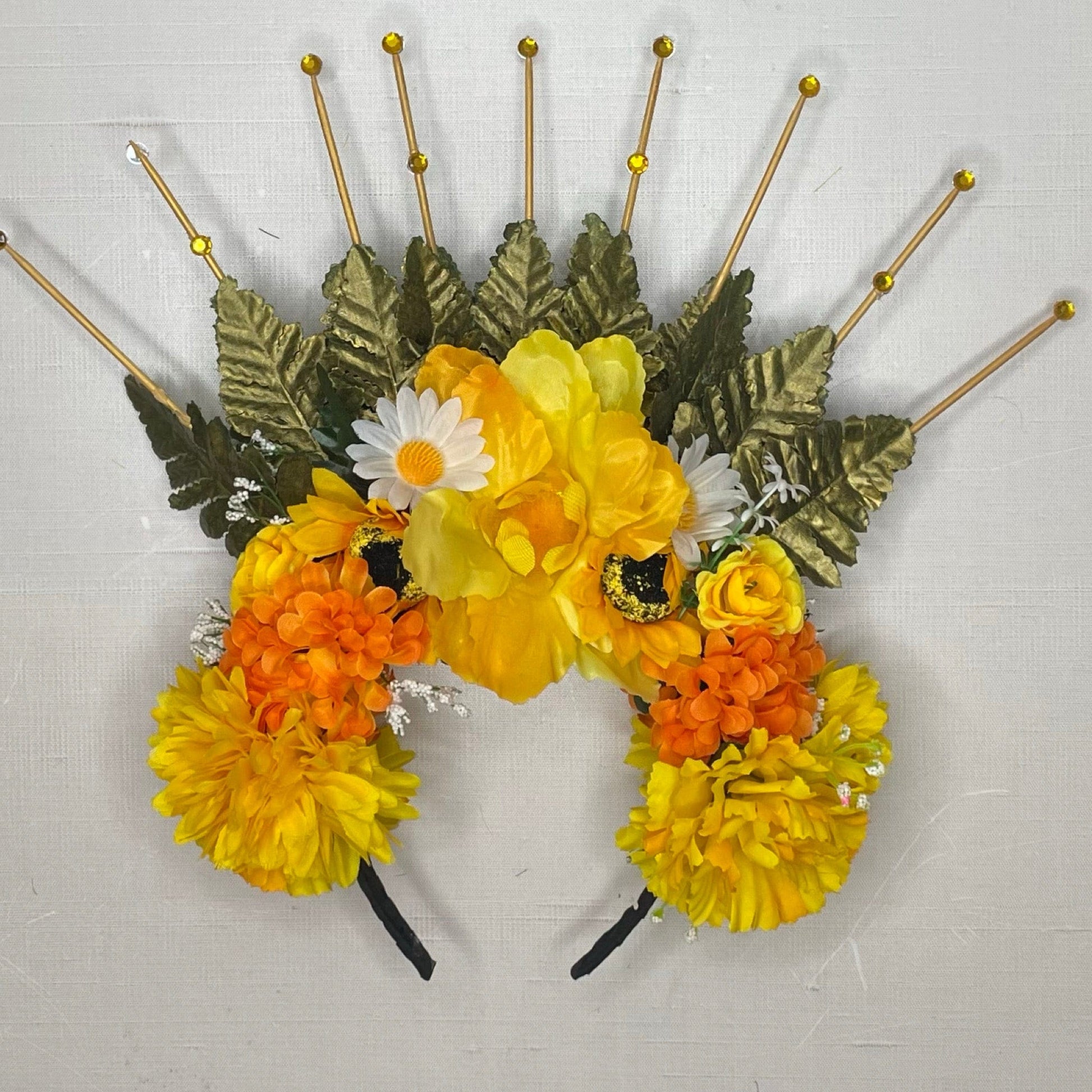 Day of the Dead  Headpiece - Sunflowers