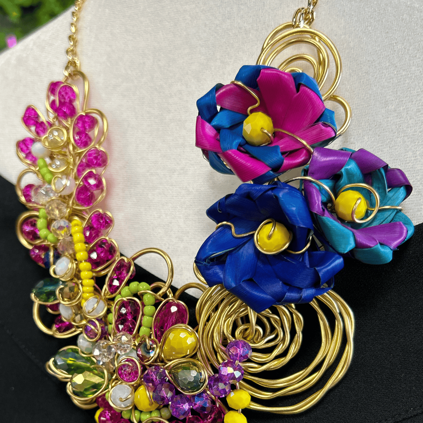 Day of the Dead Necklace Set - Ceramic Catrina Day of the Dead Necklace Set - Ceramic Catrina