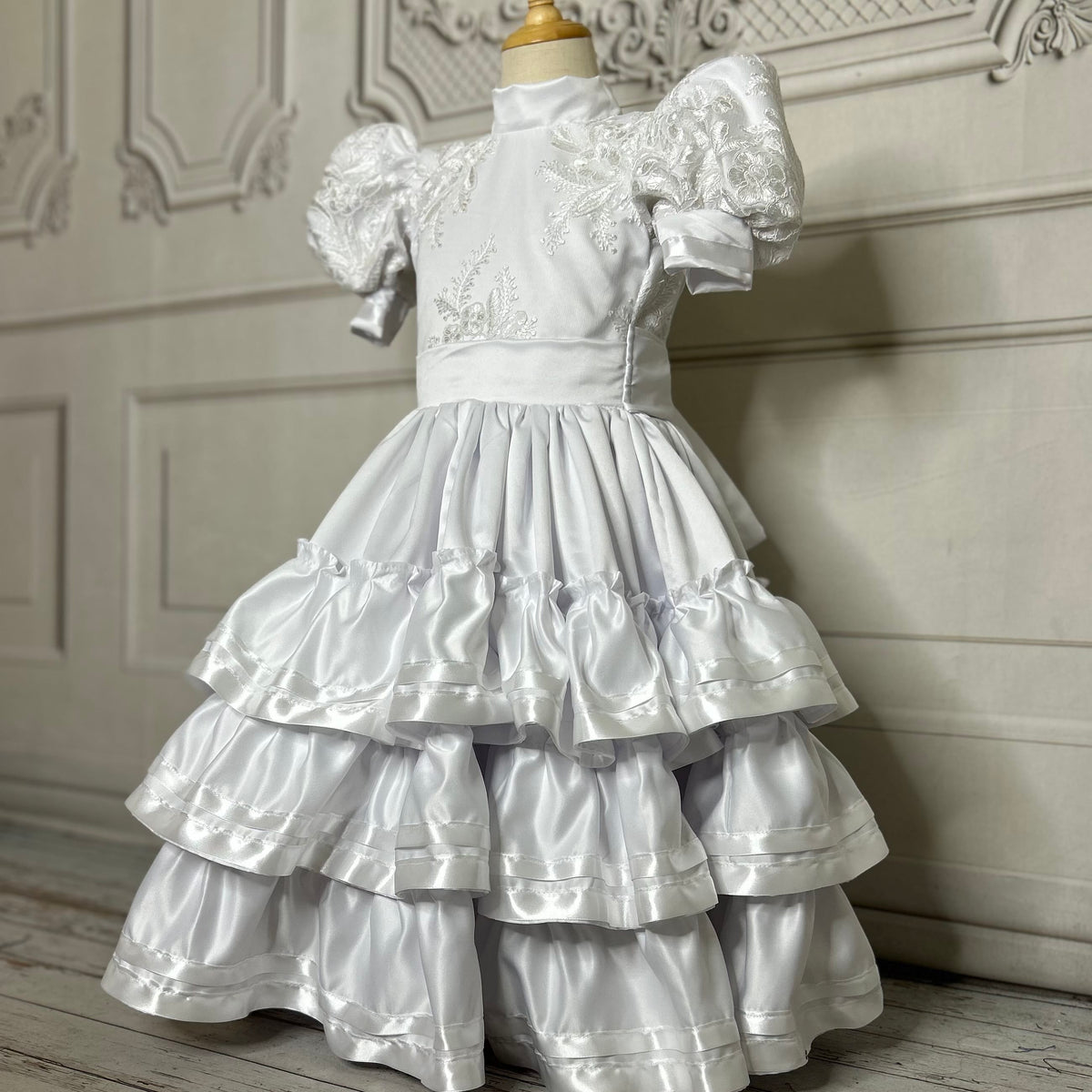 Escaramuza Baptism Communion Dress for Girls Escaramuza Baptism Communion Dress for Girls