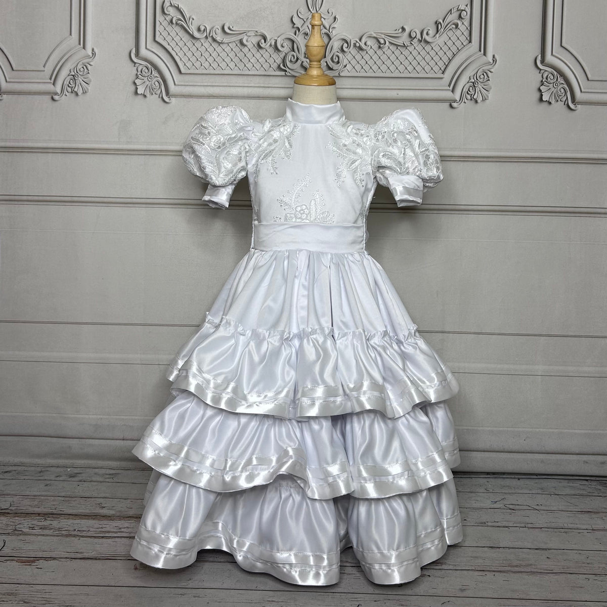 Escaramuza Baptism Communion Dress for Girls Escaramuza Baptism Communion Dress for Girls