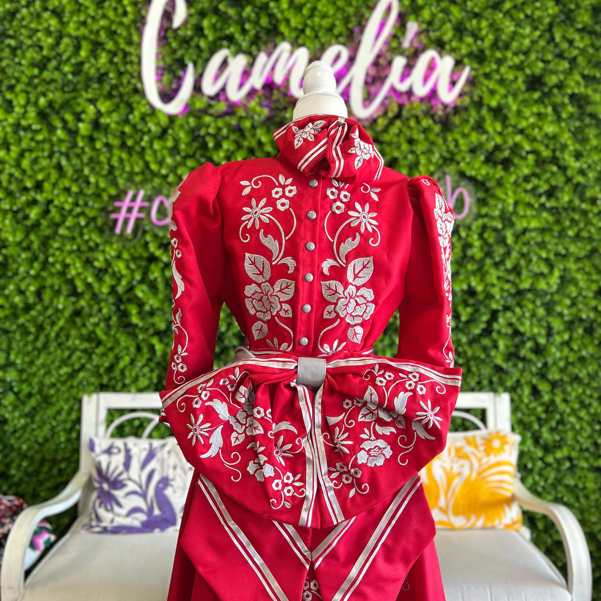 Escaramuza Dress - Embroidered Princess Escaramuza Dress - Embroidered Princess
