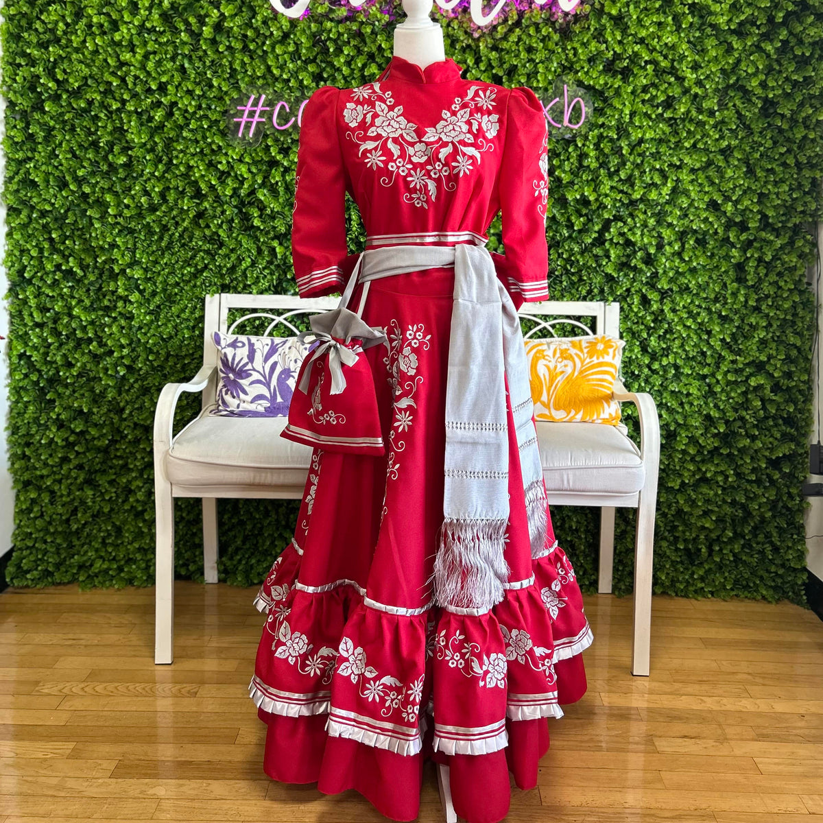 Escaramuza Dress - Embroidered Princess Escaramuza Dress - Embroidered Princess