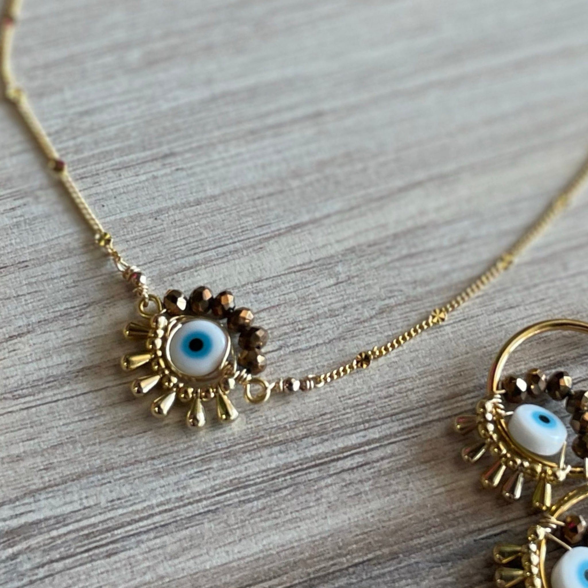 Evil Eye Necklace Set