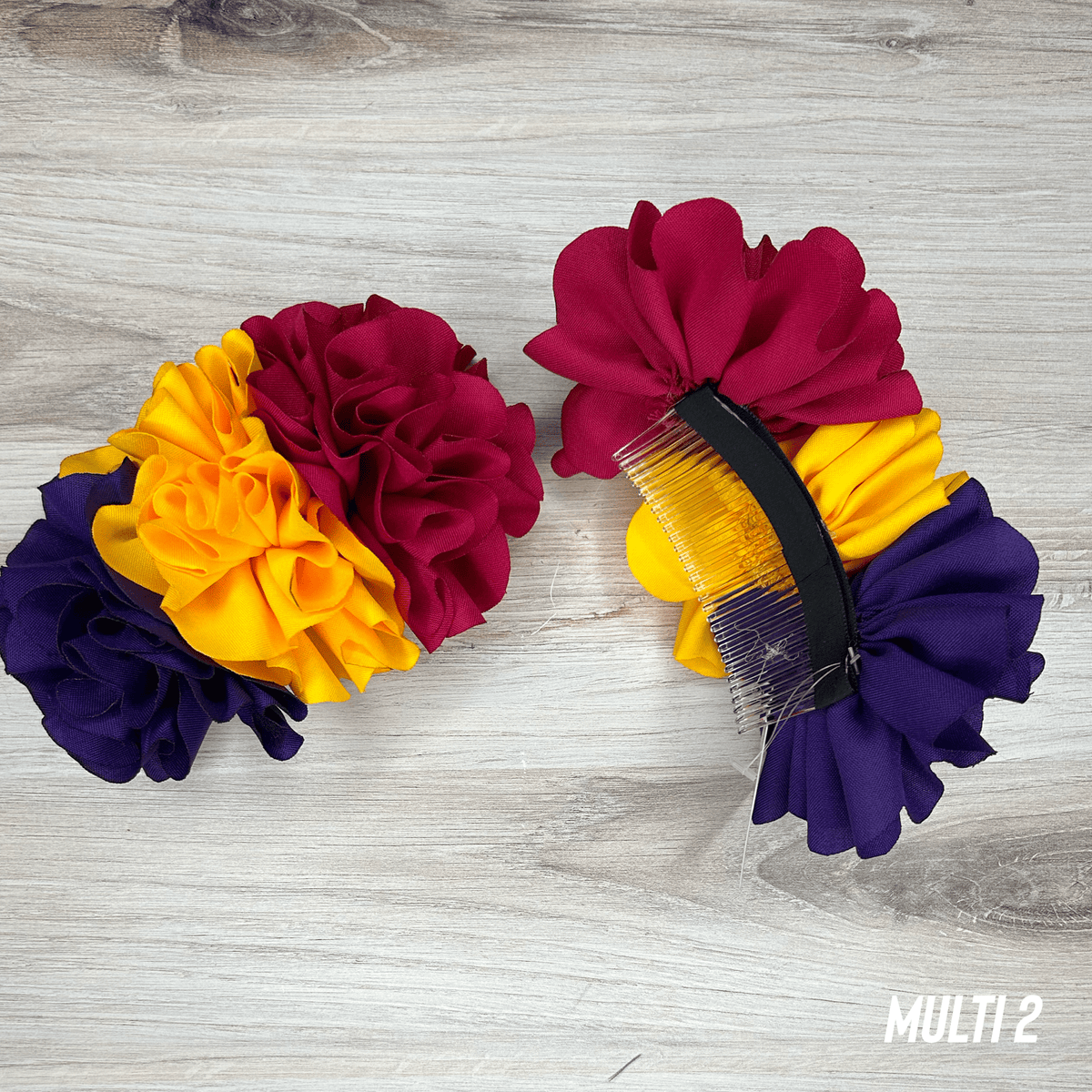 Floral Comb Hair Comb - Large