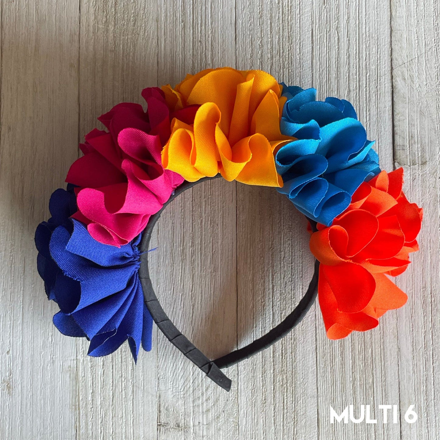 Floral Ribbon Headband - Adult