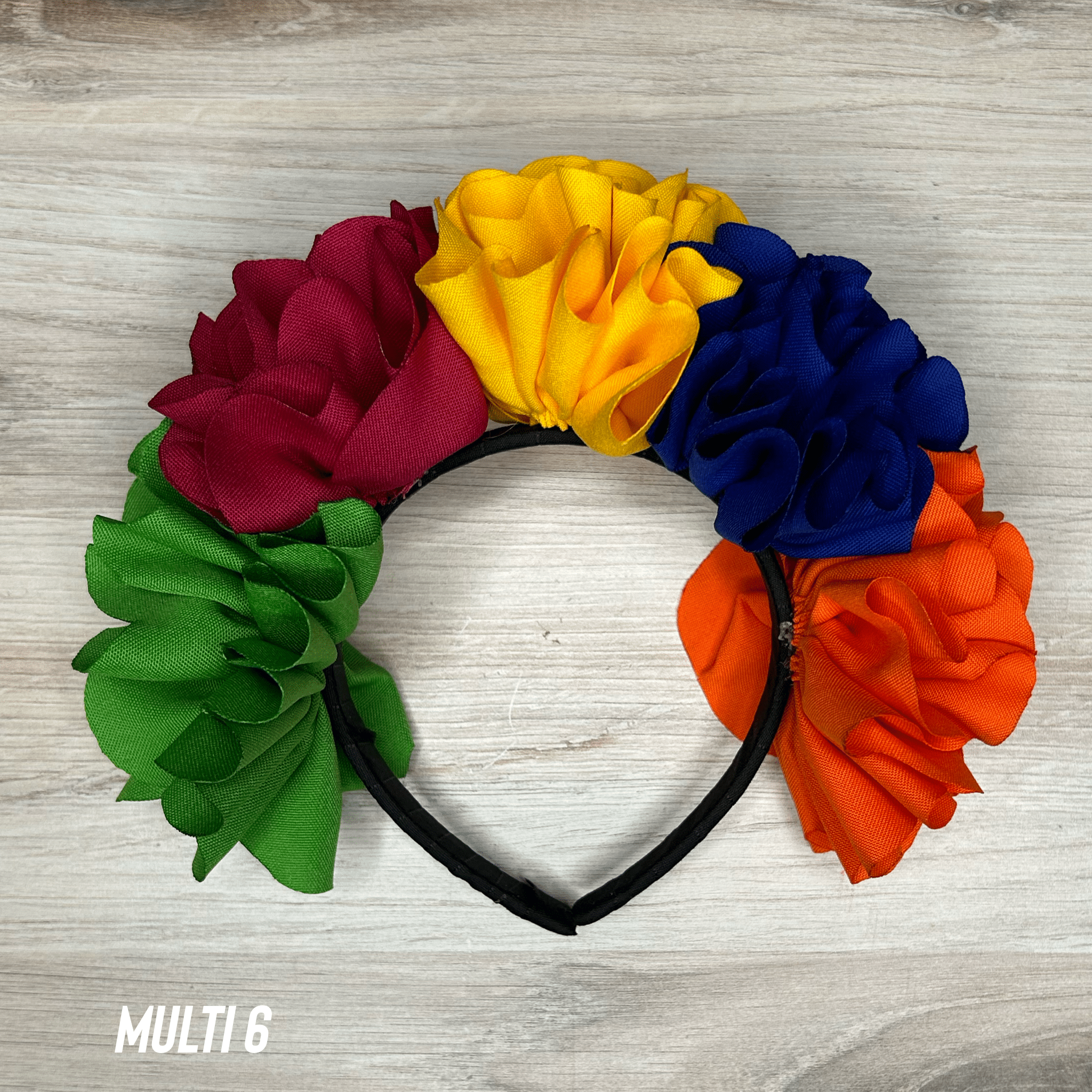 Floral Ribbon Headband - Adult