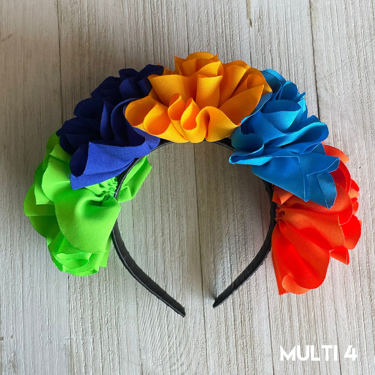 Floral Ribbon Headband - Child Floral Ribbon Headband - Child