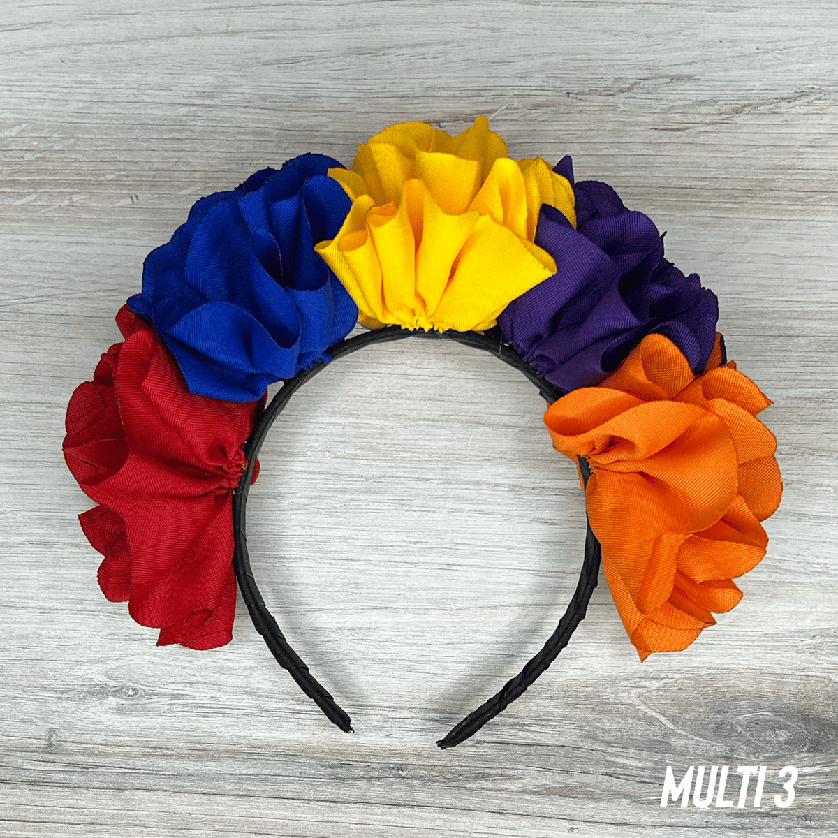 Floral Ribbon Headband - Child Floral Ribbon Headband - Child
