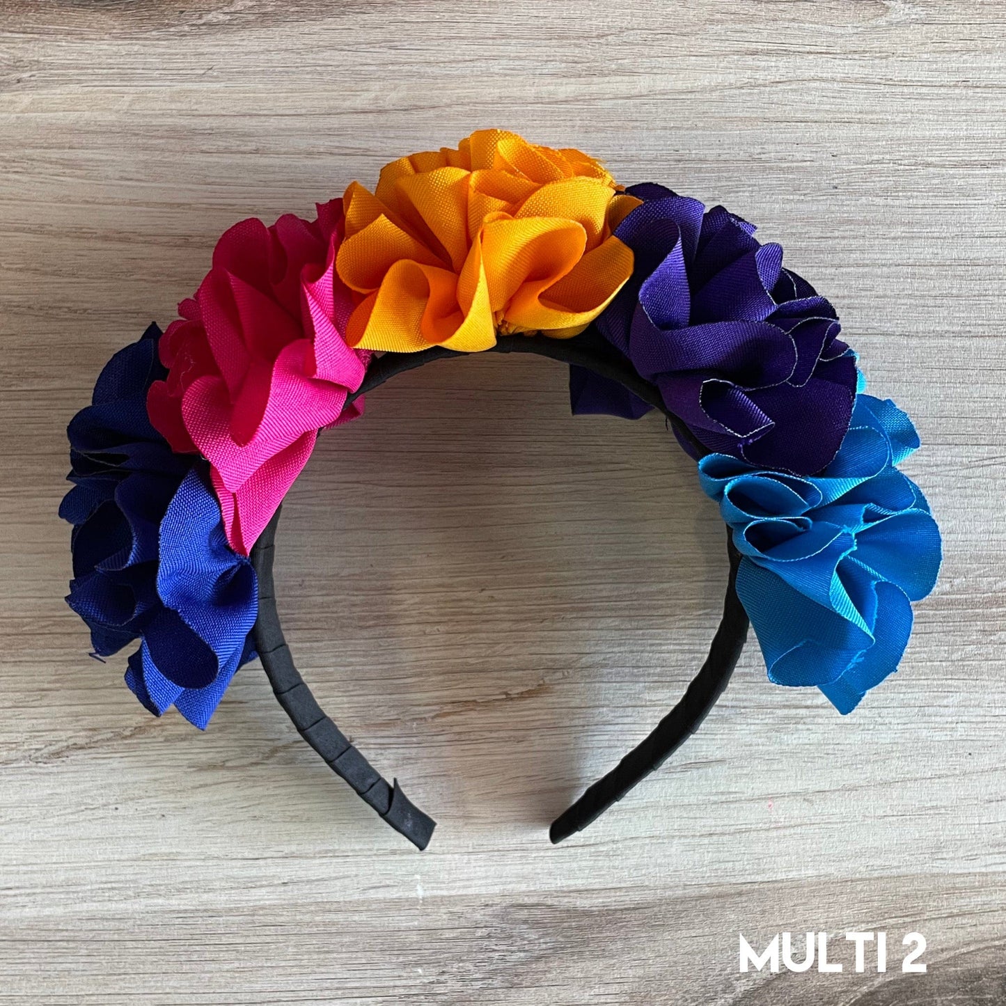 Floral Ribbon Headband - Child