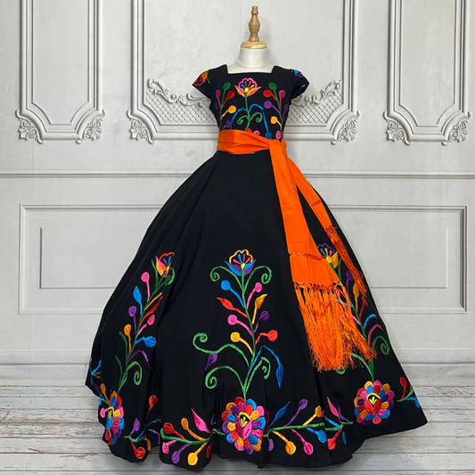 Mexican Flower Girl Dress - Otomi