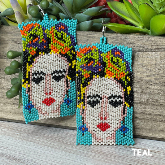 Frida Beaded Native American Earrings