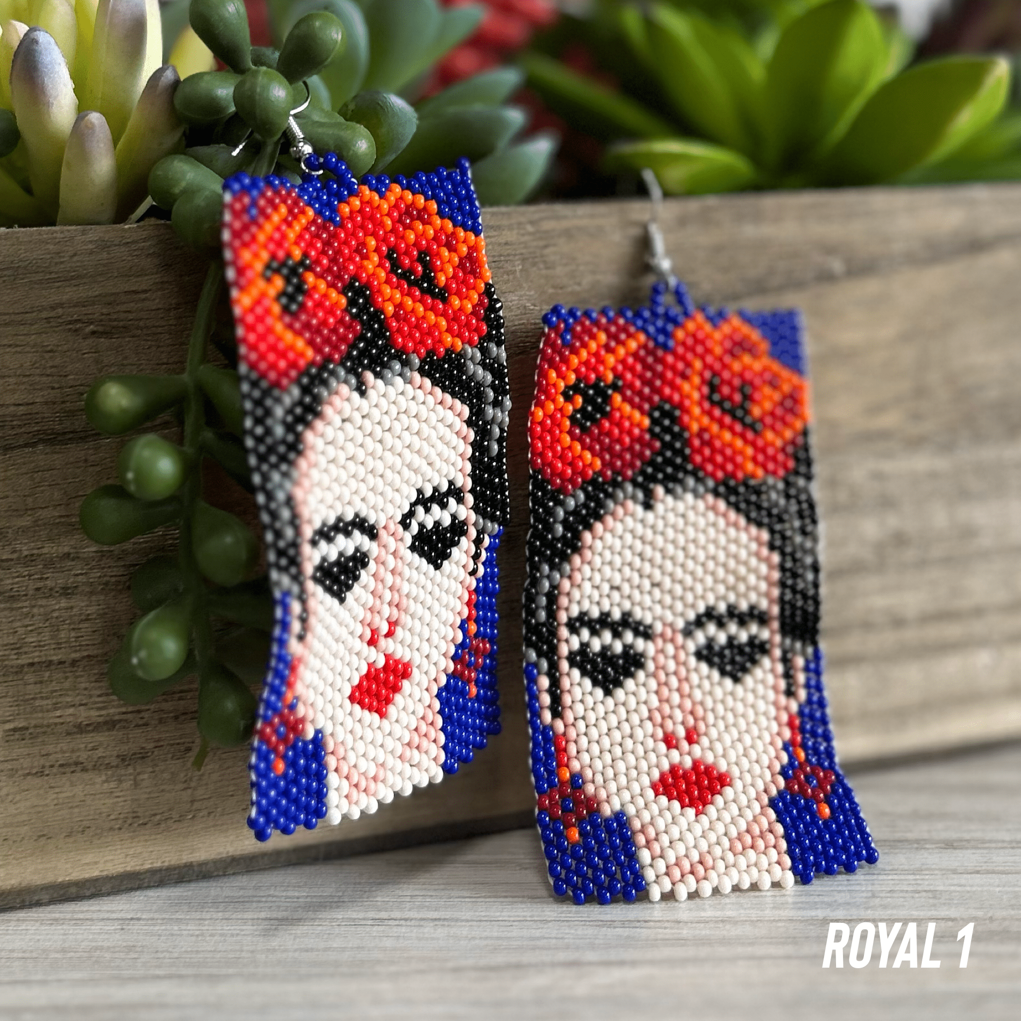 Frida Beaded Native American Earrings Frida Beaded Native American Earrings