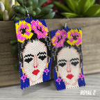 Frida Beaded Native American Earrings Frida Beaded Native American Earrings