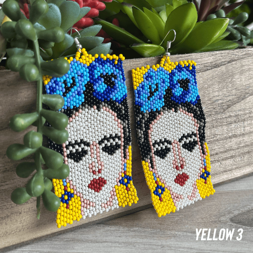 Frida Beaded Native American Earrings Frida Beaded Native American Earrings