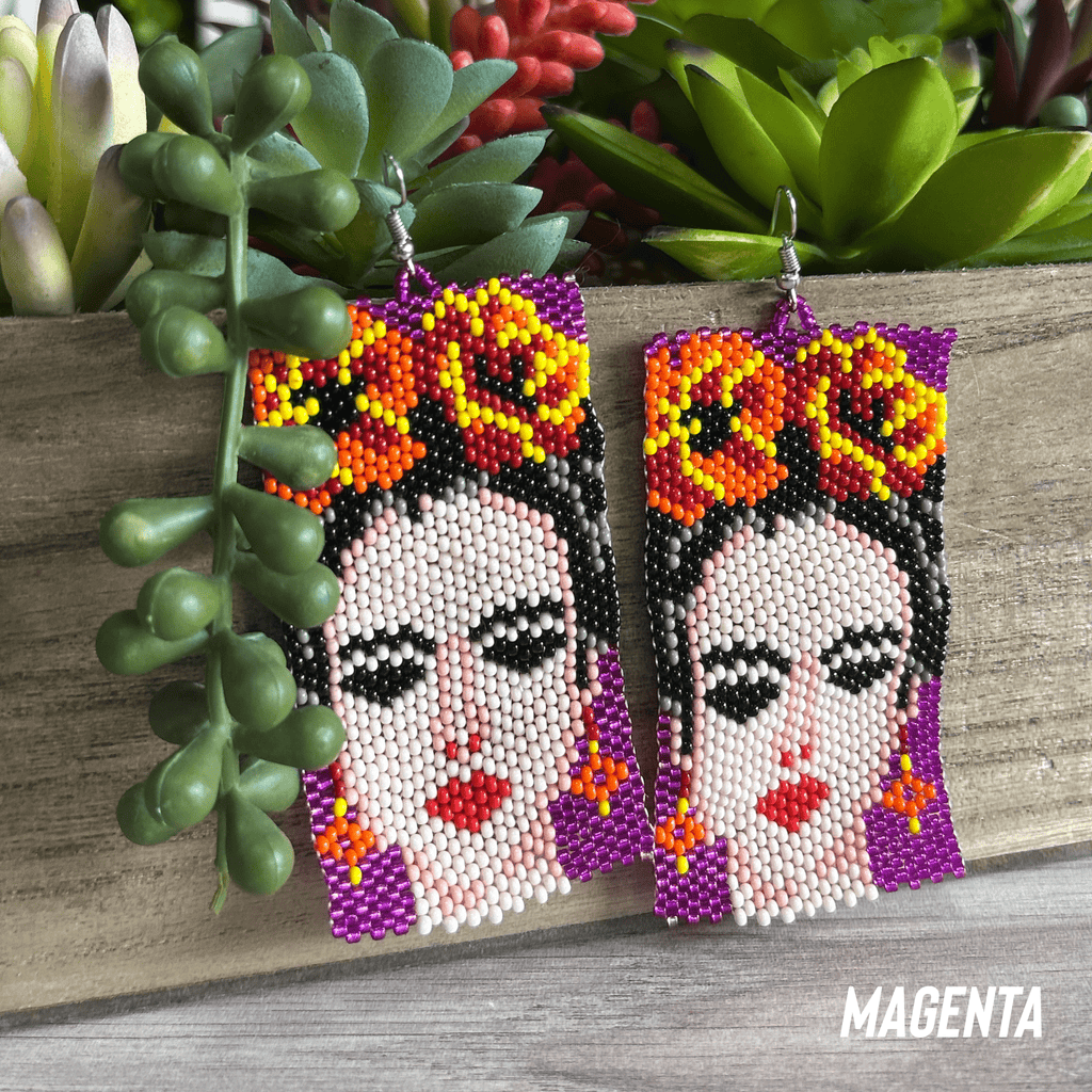 Frida Beaded Native American Earrings Frida Beaded Native American Earrings