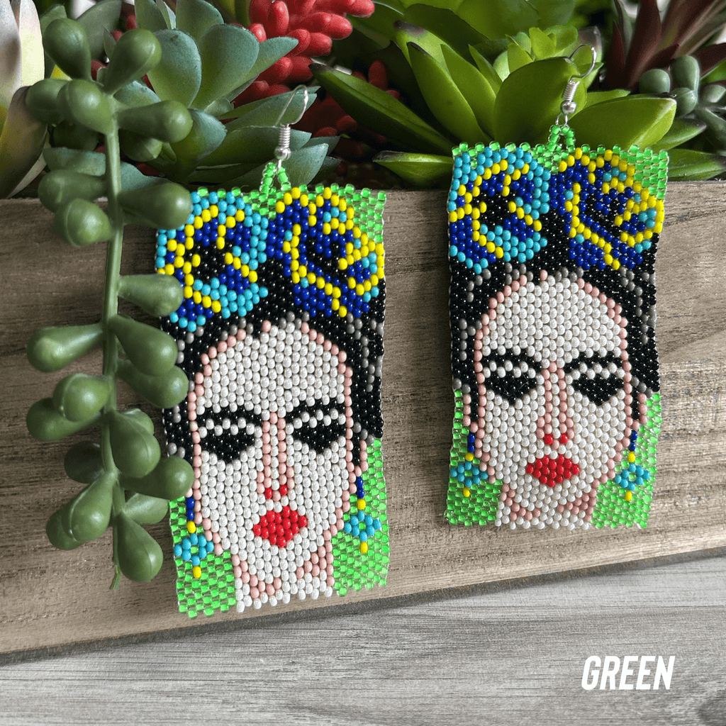 Frida Beaded Native American Earrings Frida Beaded Native American Earrings