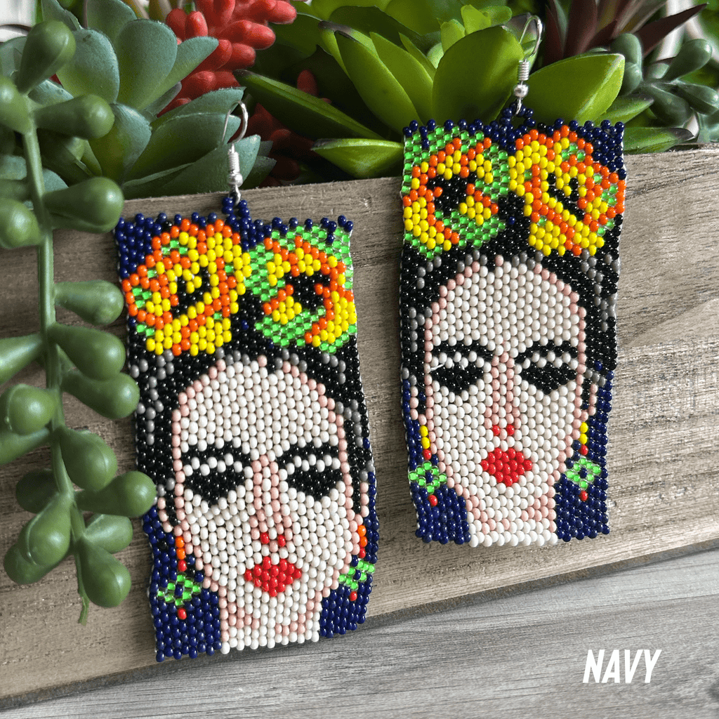 Frida Beaded Native American Earrings Frida Beaded Native American Earrings