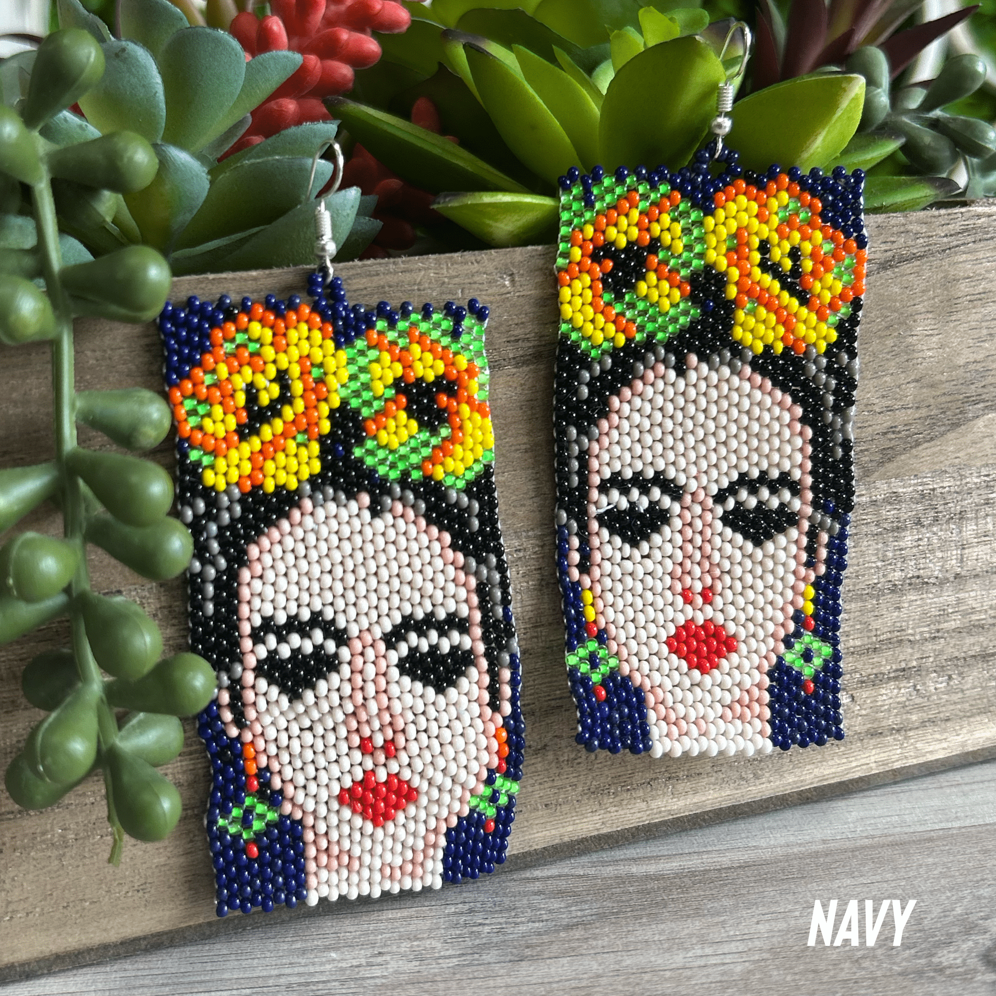 Frida Beaded Native American Earrings Frida Beaded Native American Earrings