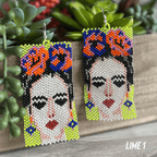 Frida Beaded Native American Earrings Frida Beaded Native American Earrings