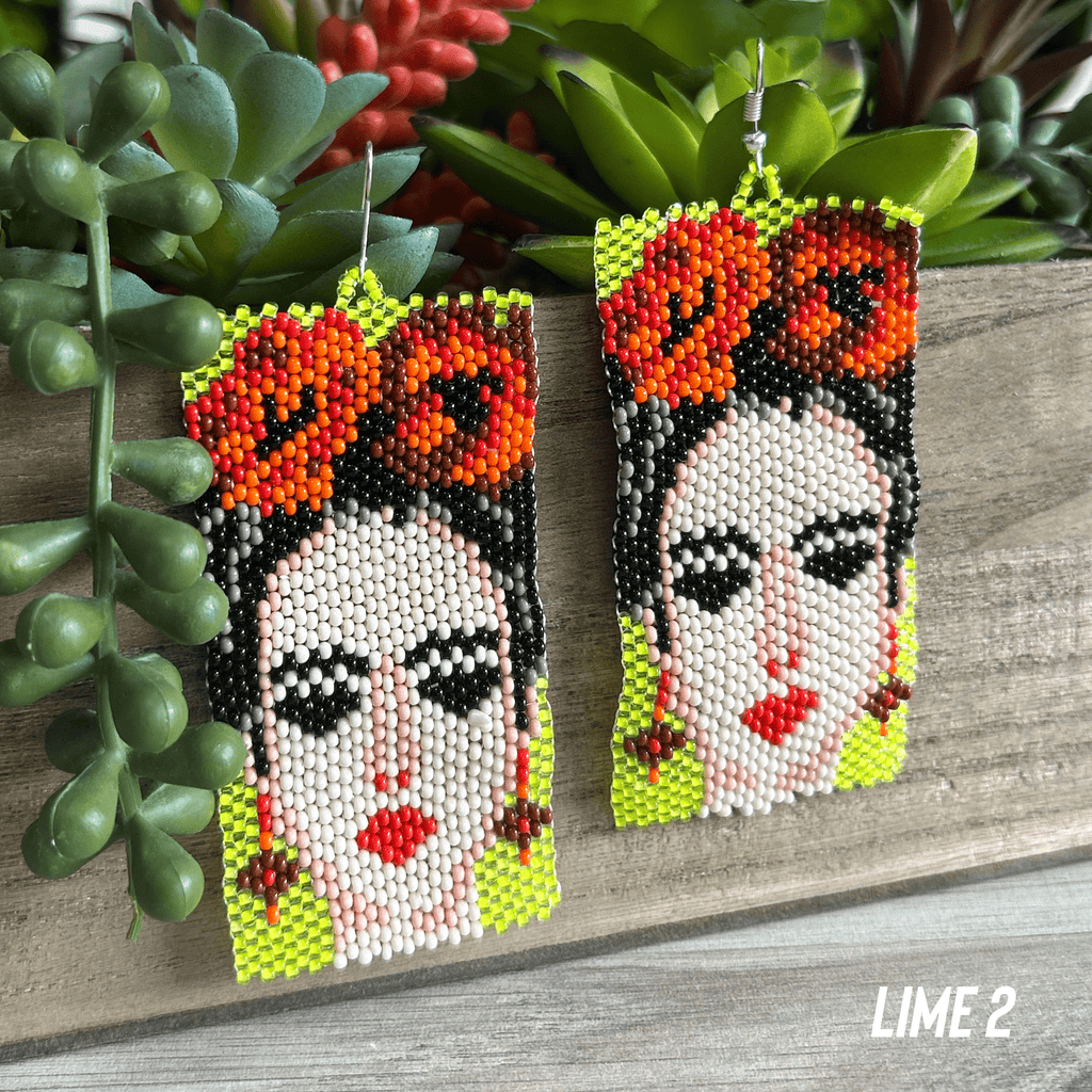 Frida Beaded Native American Earrings Frida Beaded Native American Earrings
