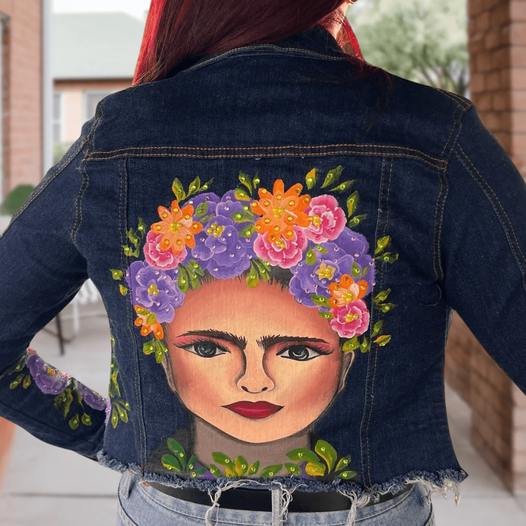 Frida Denim Jacket - Hand Painted Frida Denim Jacket - Hand Painted