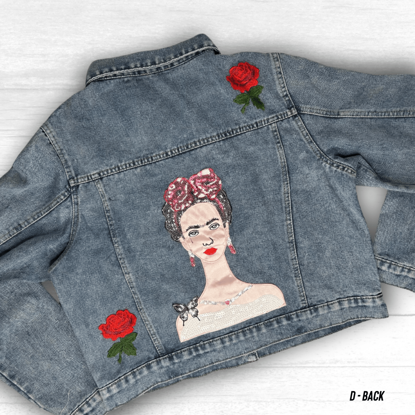 Frida Embellished Denim Jacket Frida Embellished Denim Jacket