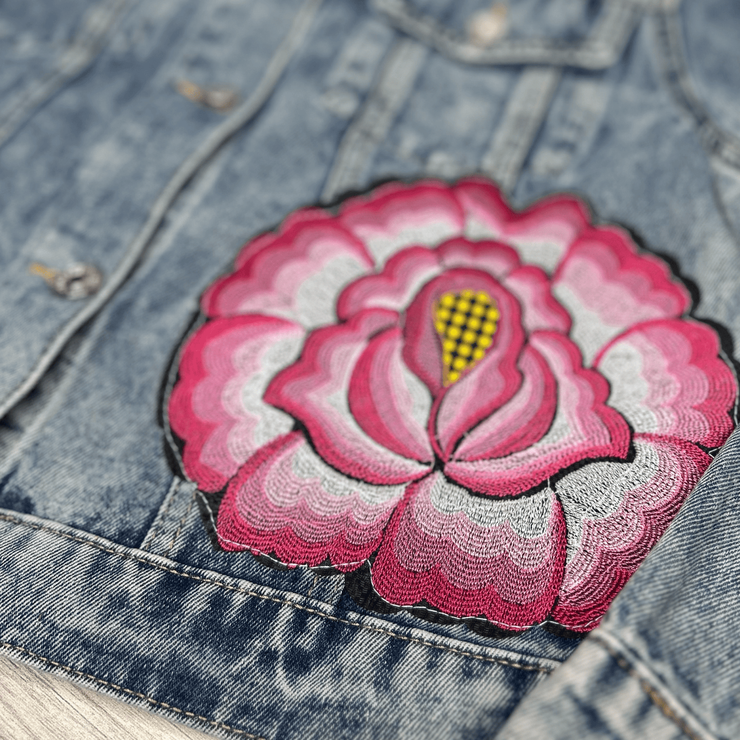 Frida Embellished Denim Jacket Frida Embellished Denim Jacket