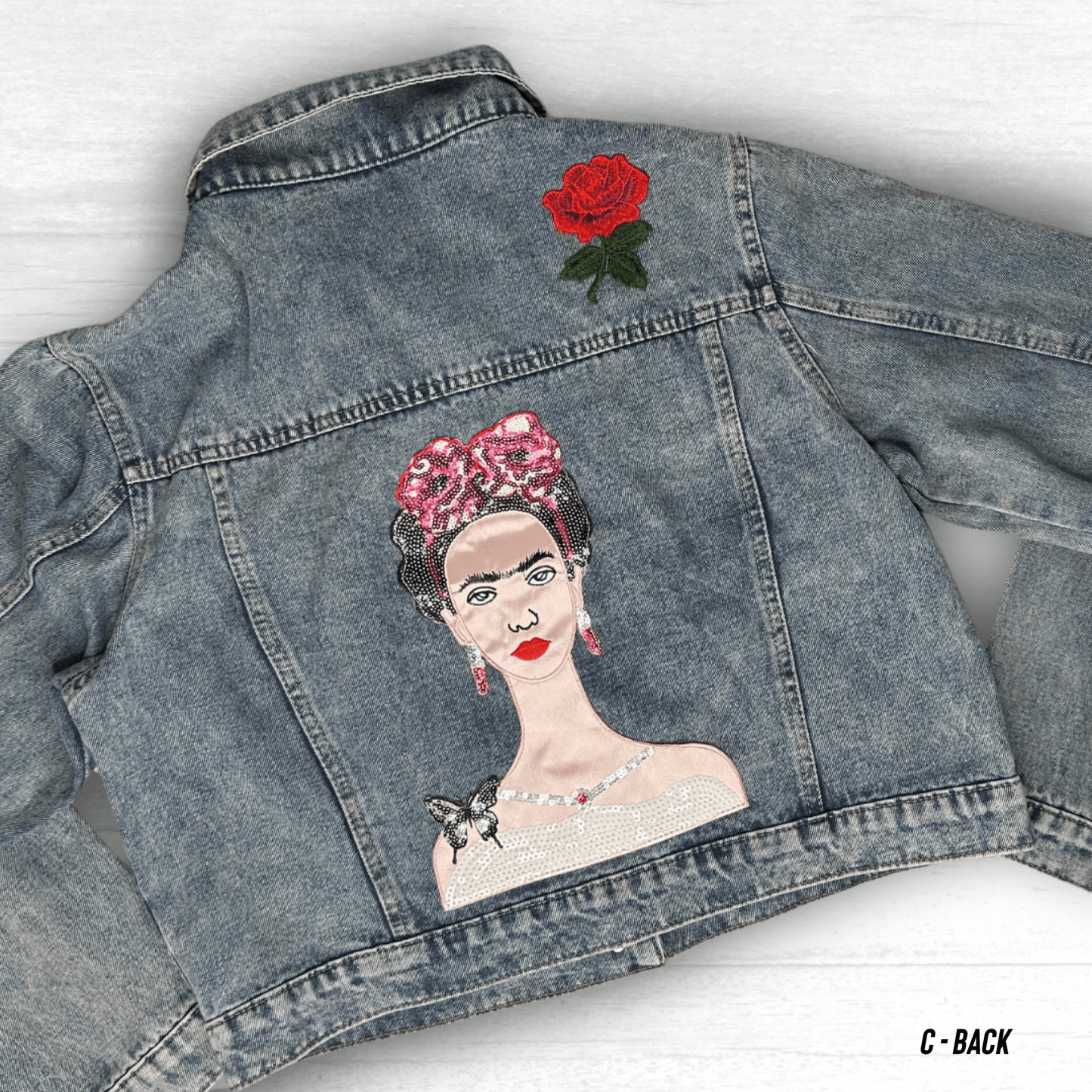 Frida Embellished Denim Jacket Frida Embellished Denim Jacket