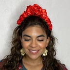Frida Floral Headband - Ribbon Roses