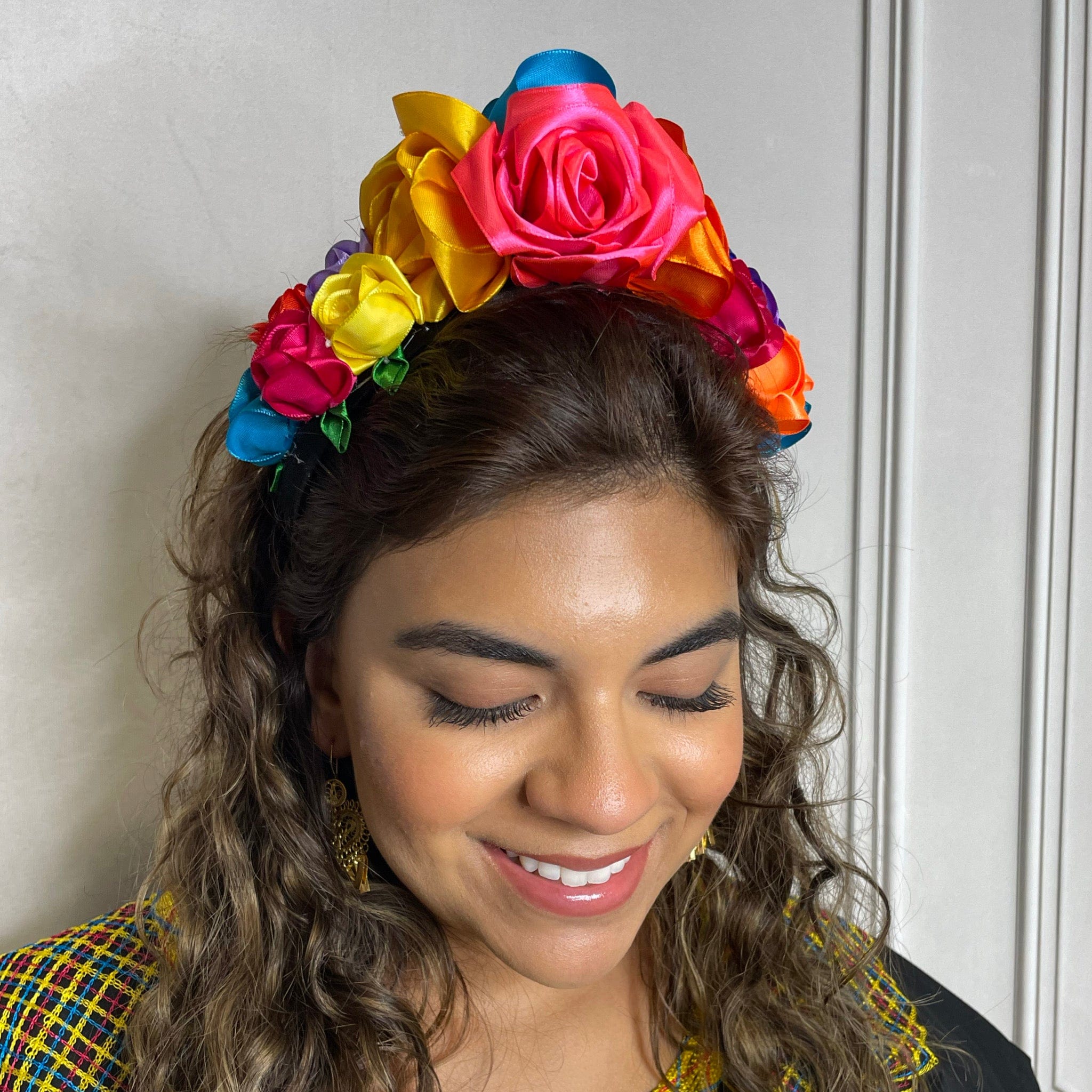 Frida Floral Headband - Ribbon Roses